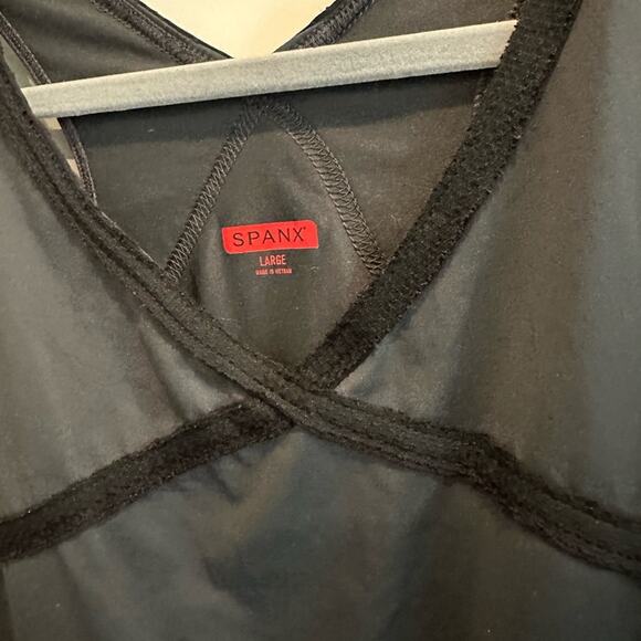 Spanx Hourglass Racerback Shapewear Tank top-Black-Large - Picture 5 of 6